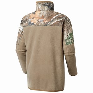 Columbia PHG™ Overlay Half Zip Skinna Pullover Pojkar Grå/Camo (FEKDT0267)